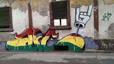 Graffiti Wall in Valpovo - Photo by Kico_one - AFC, Mor, Speak (2010)