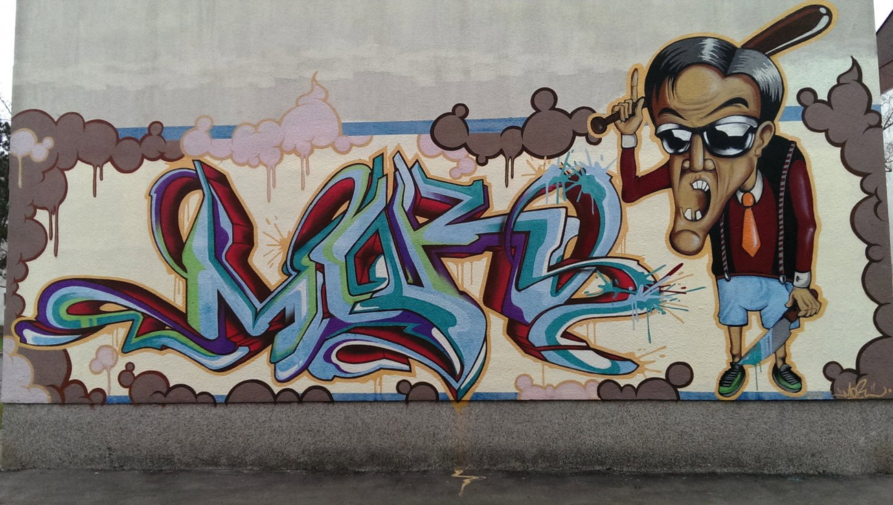 Graffiti Wall in Valpovo - Photo by Kico_one - Mor, Croatia, Valpovo