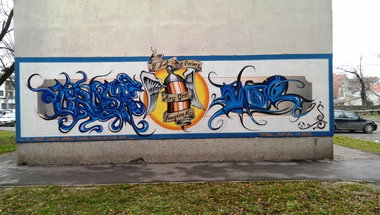 Graffiti Wall in Valpovo - Photo by Kico_one - Crosk, Mor, Valpovo (2009)