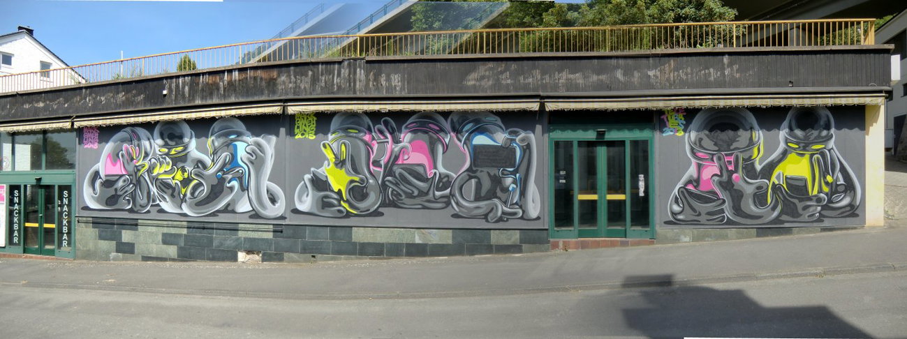 Graffiti Wall in Königswinter - Photo by Kico_one - Mark, Gmehling (2013)