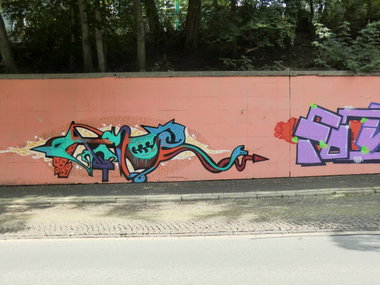 Graffiti Wall - Photo by Kico_one - Essen (2014)