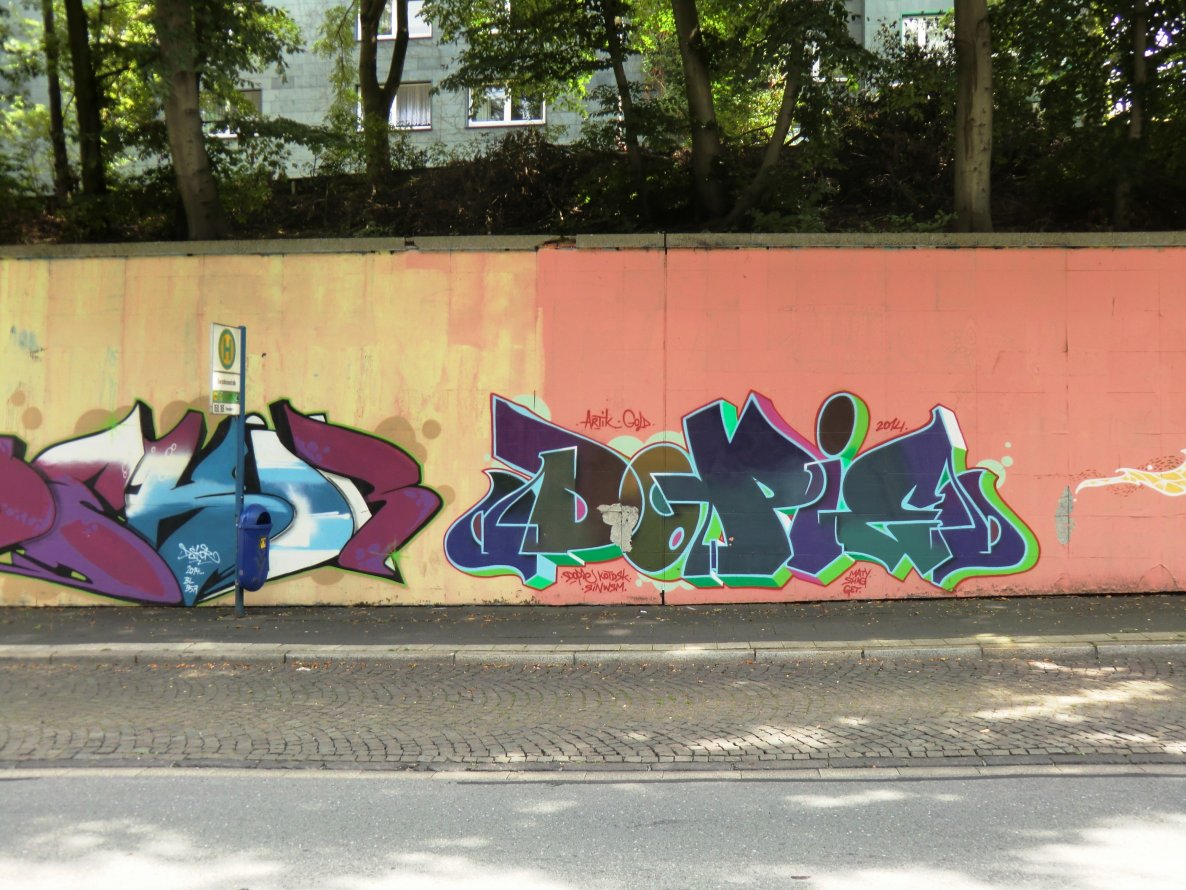 Graffiti Wall in Essen - Photo by Kico_one - Dopie, Essen (2014)