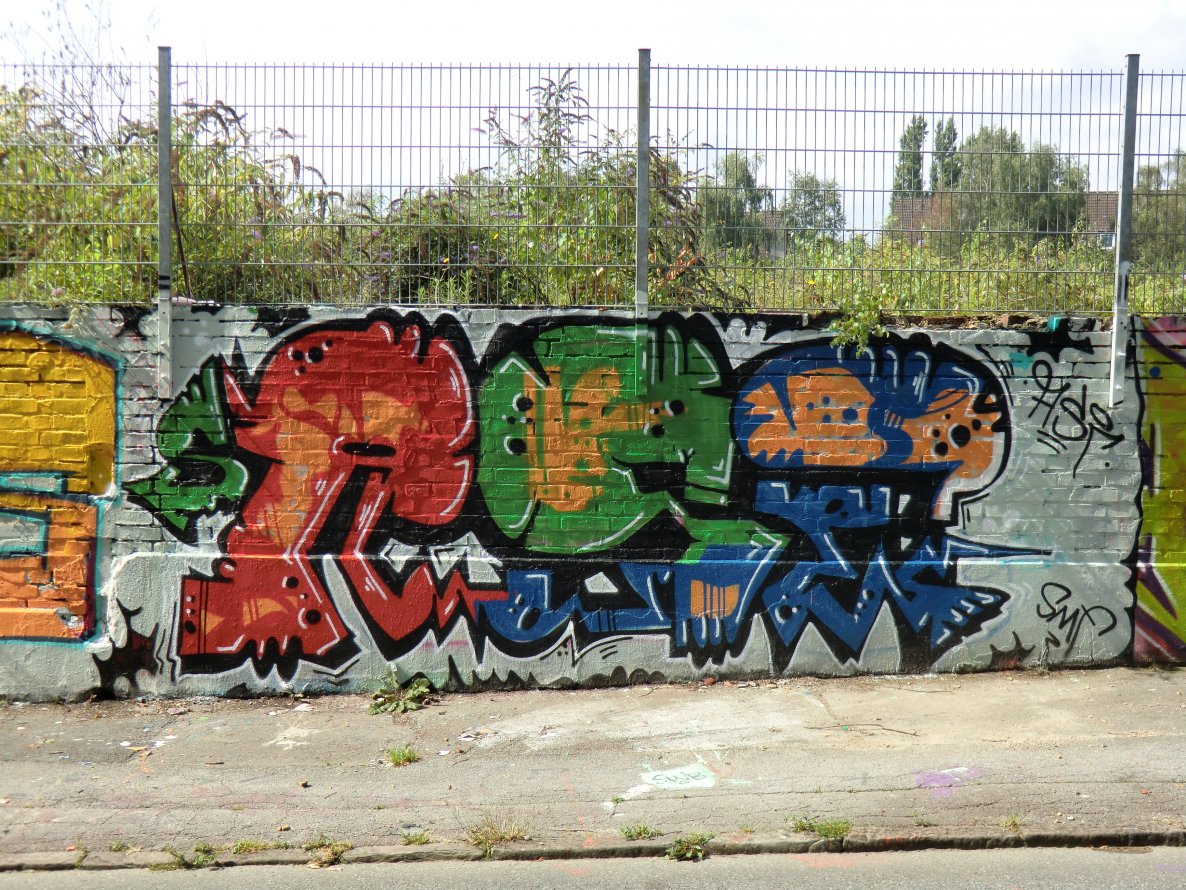 Graffiti Wall in Essen - Photo by Kico_one - Asi, Essen (2014)