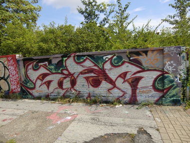 Graffiti Wall in Essen - Photo by Kico_one - Gier, Essen (2014)