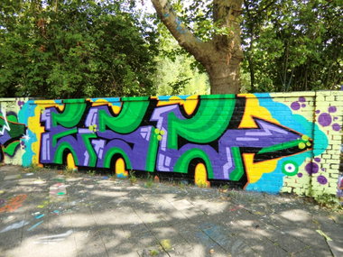 Graffiti Wall in Essen - Photo by Kico_one - Esc, Essen (2014)