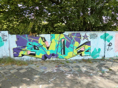 Graffiti Wall in Essen - Photo by Kico_one - Evol, Essen (2014)