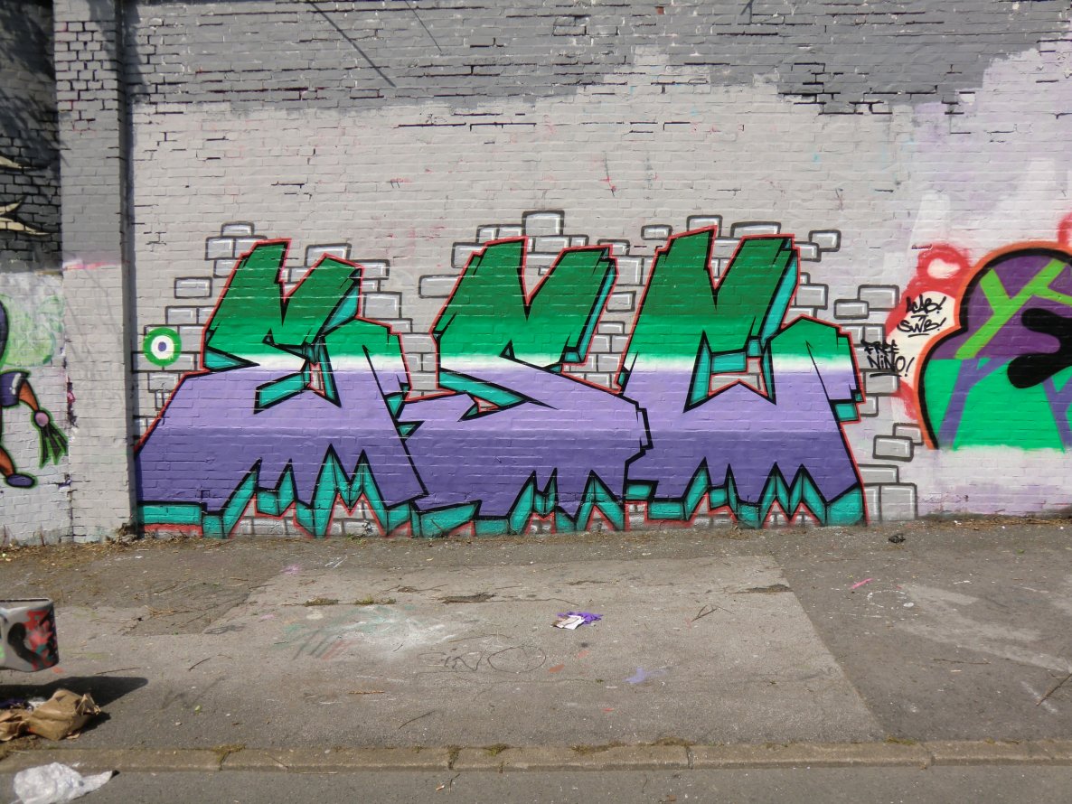 Graffiti Wall in Essen - Photo by Kico_one - Essen, Esc (2014)