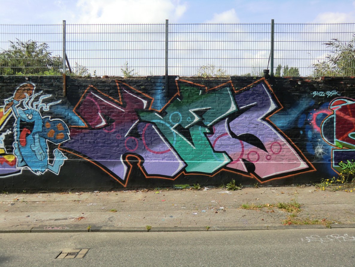 Graffiti Wall in Essen - Photo by Kico_one - Zeb, Essen (2014)