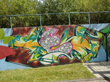 Graffiti Wall in Essen - Photo by Kico_one - Dem, Demon, Dems (2014)