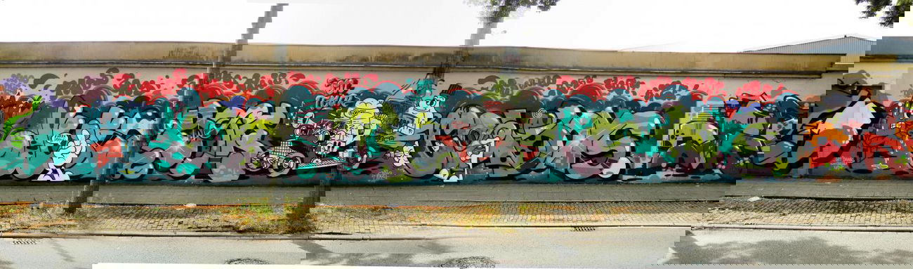Graffiti Wall in Essen - Photo by Kico_one - Jukebox, Cowboys, Jbcb (2014)