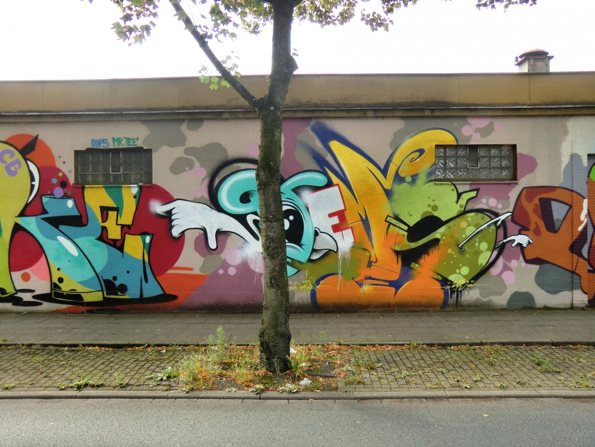 Graffiti Wall in Essen - Photo by Kico_one - Dems, Demon (2014)