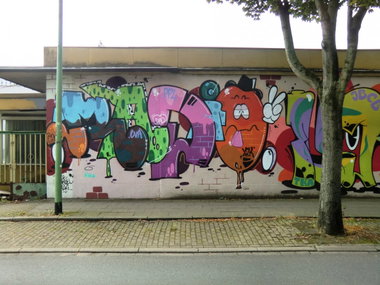 Graffiti Wall in Essen - Photo by Kico_one - Radio, Essen (2014)