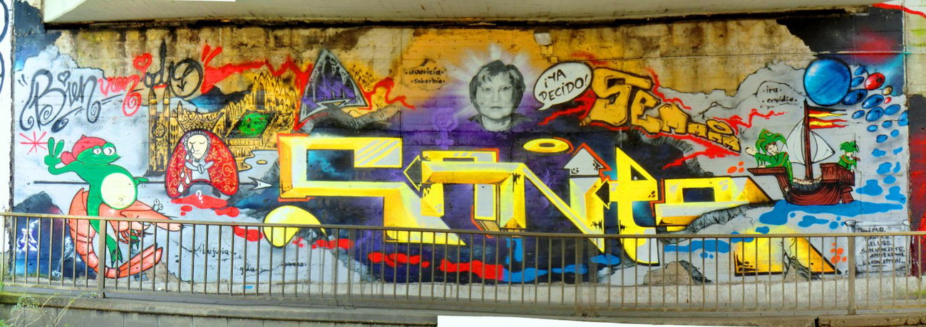 Graffiti Wall in Essen - Photo by Kico_one - Merkel, Essen