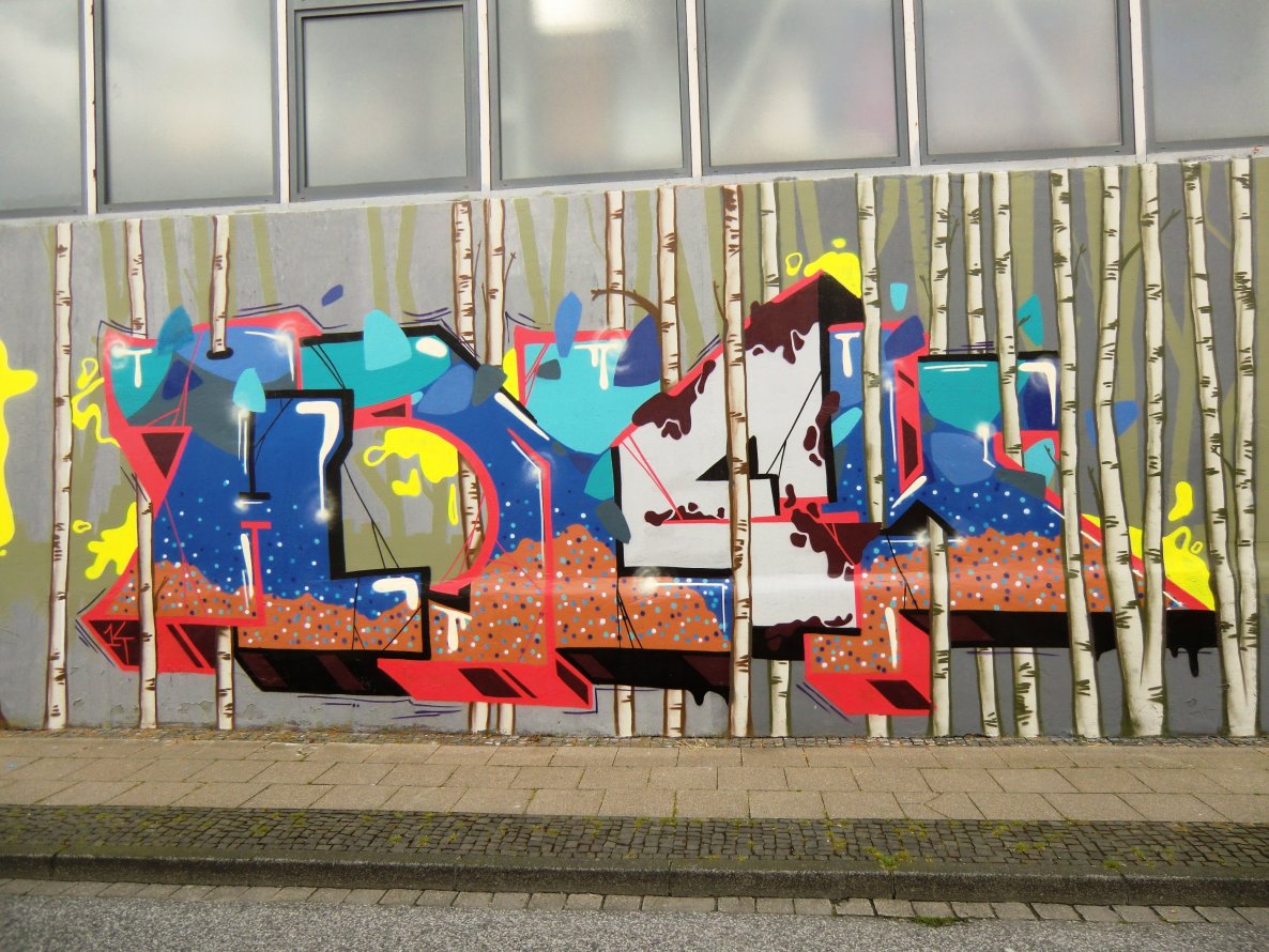 Graffiti Wall in Essen - Photo by Kico_one - Essen, Honey (2014)