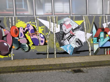 Graffiti Wall in Essen - Photo by Kico_one - Qumi, Essen (2014)