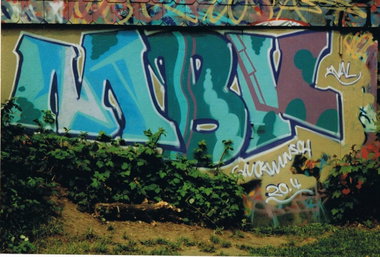 Graffiti Wall in Essen - Photo by Kico_one - MBK, Knal (1996)