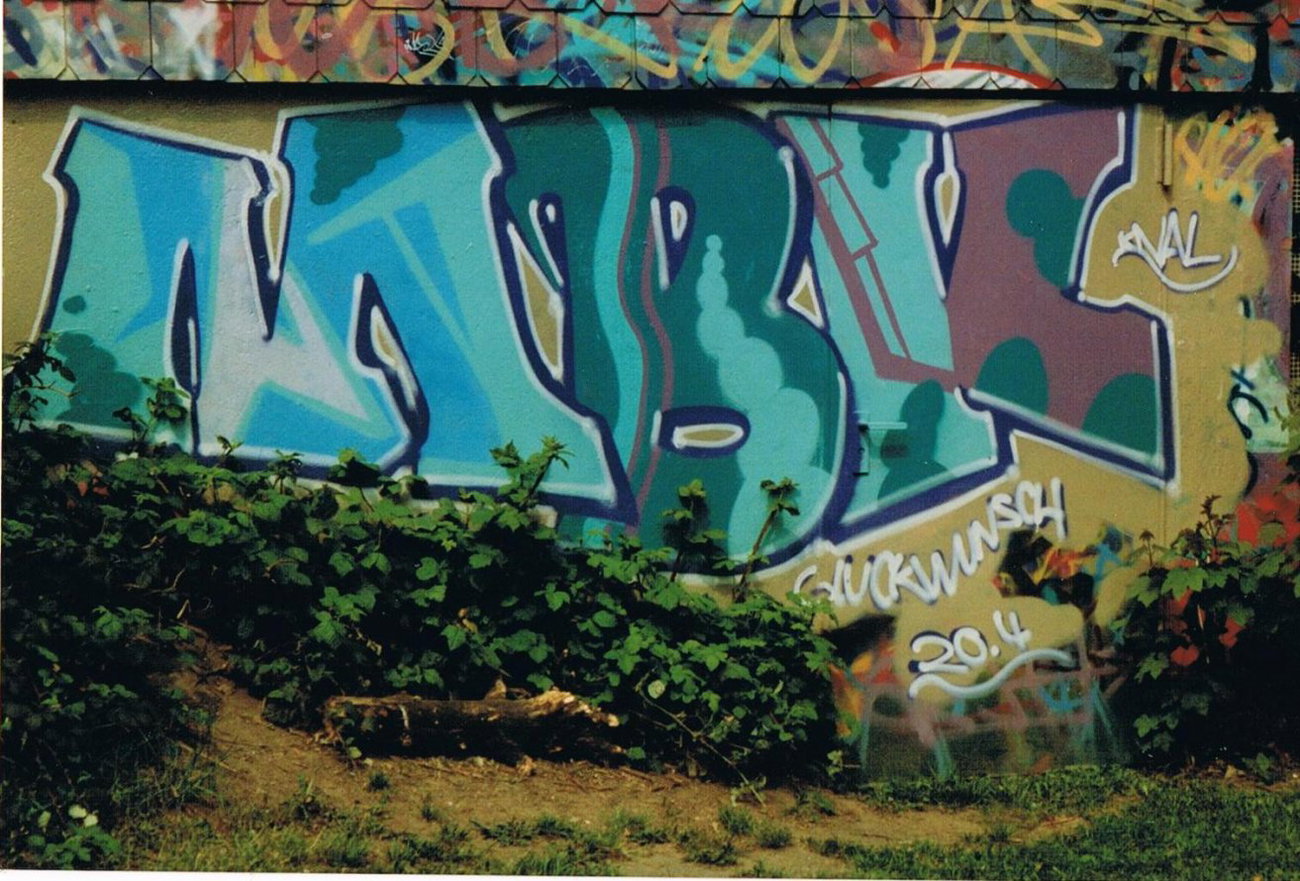 Graffiti Wall in Essen - Photo by Kico_one - MBK, Knal (1996)