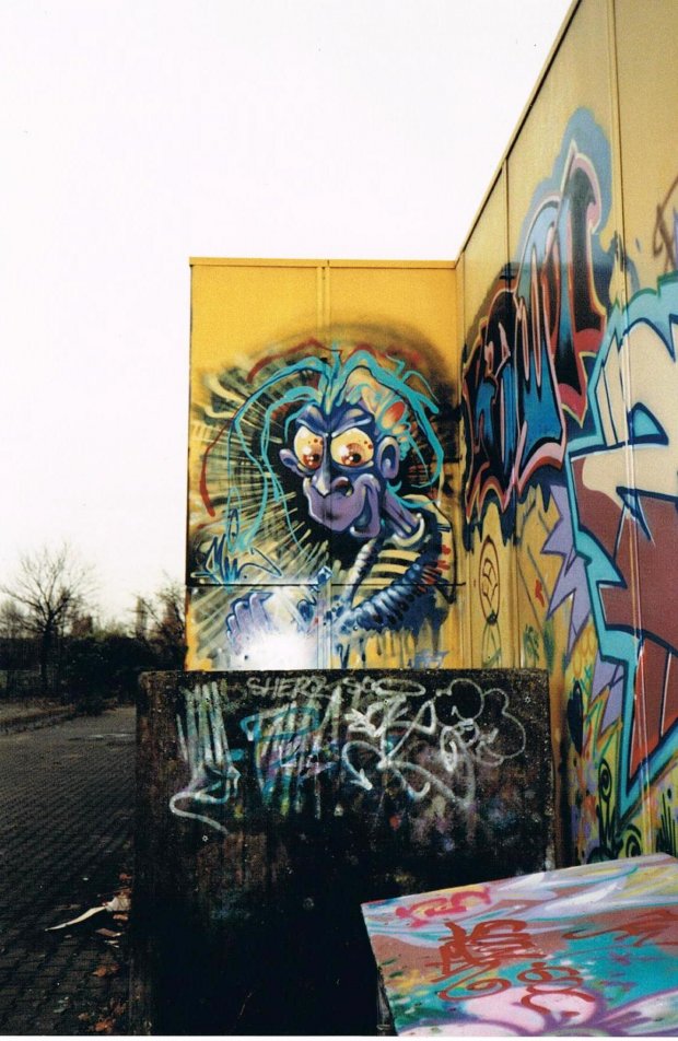 Graffiti Wall in Hannover - Photo by Kico_one - Hannover, Flin, Character (1993)