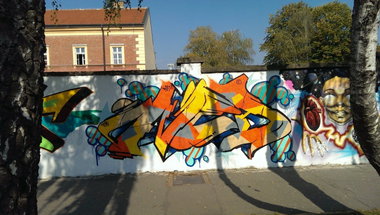 Graffiti Wall in Osijek - Photo by Kico_one - Den, Osijek, Croatia (2014)