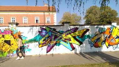 Graffiti Wall in Osijek - Photo by Kico_one - Osijek, Croatia