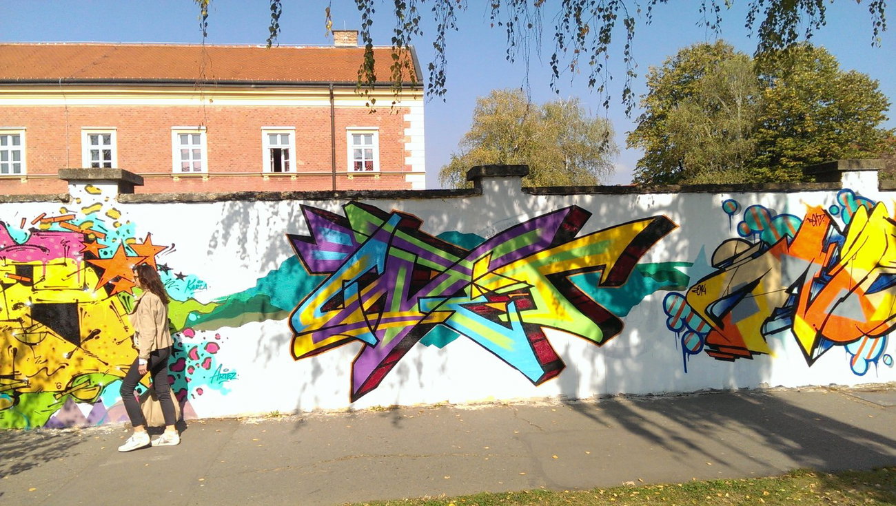 Graffiti Wall in Osijek - Photo by Kico_one - Osijek, Croatia