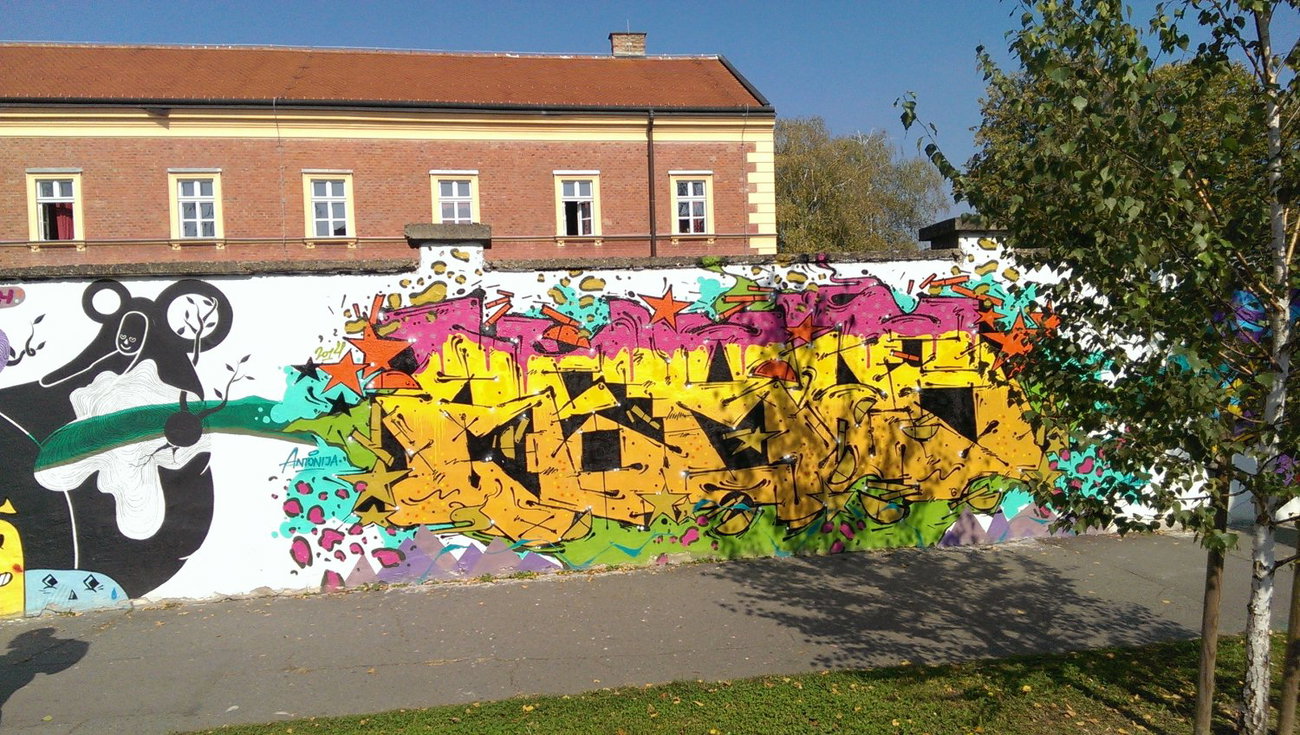 Graffiti Wall in Osijek - Photo by Kico_one - Osijek, Croatia (2014)