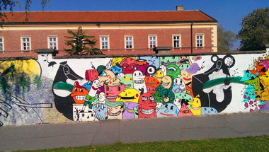 Graffiti Wall in Osijek - Photo by Kico_one - Auks, Osijek, Croatia (2014)