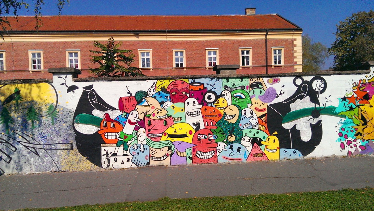 Graffiti Wall in Osijek - Photo by Kico_one - Auks, Osijek, Croatia (2014)