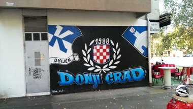 Graffiti Wall in Osijek - Photo by Kico_one - Kohorta, Football, fans (2009)