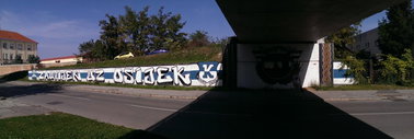 Graffiti Wall in Osijek - Photo by Kico_one - Kohorta, Football, fans