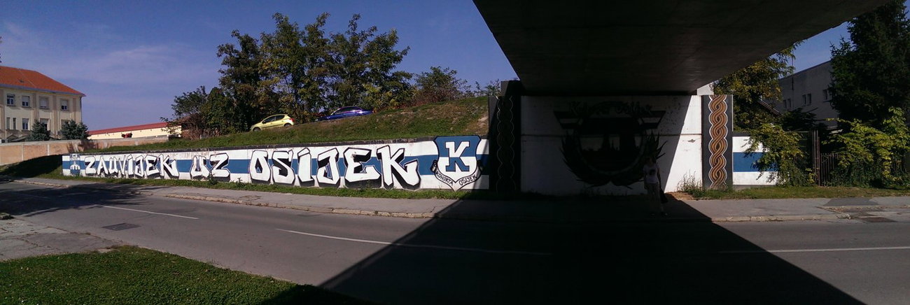 Graffiti Wall in Osijek - Photo by Kico_one - Kohorta, Football, fans