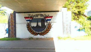 Graffiti Wall in Osijek - Photo by Kico_one - Kohorta, Football, fans
