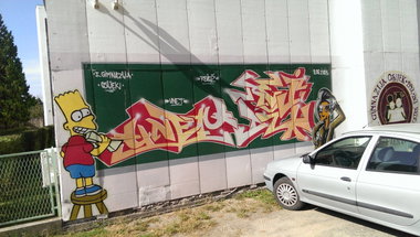 Graffiti Wall in Osijek - Photo by Kico_one - Osijek, Croatia, Unet