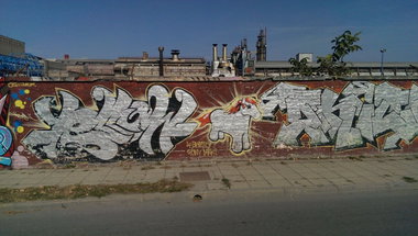 Graffiti Wall in Osijek - Photo by Kico_one - Yellow, Onick, Osijek