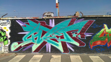 Graffiti Wall in Osijek - Photo by Kico_one - Unet, Stw, Osijek (2014)