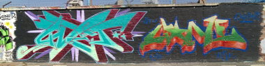 Graffiti Wall in Osijek - Photo by Kico_one - Unet, Gon, Goner (2014)