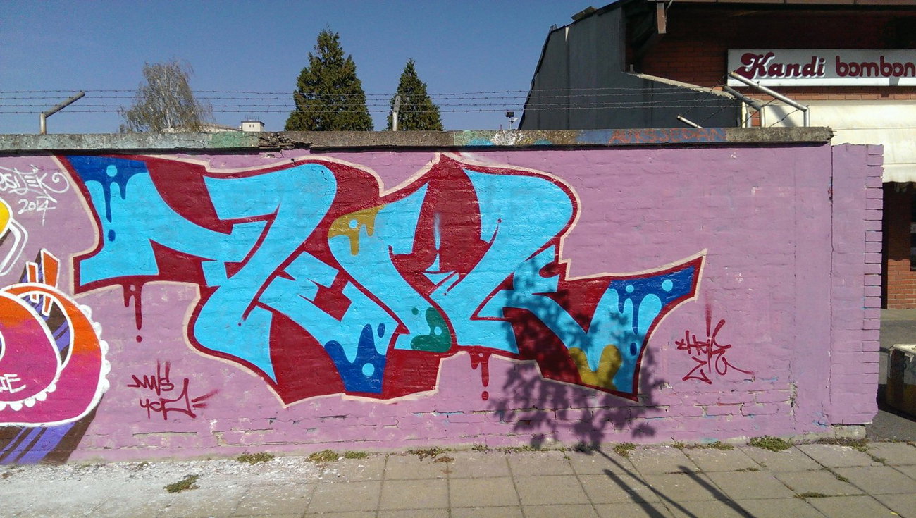 Graffiti Wall in Osijek - Photo by Kico_one - Heir, Osijek, Croatia (2014)