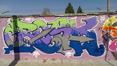 Graffiti Wall in Osijek - Photo by Kico_one - Crosk, Osijek, Croatia (2014)