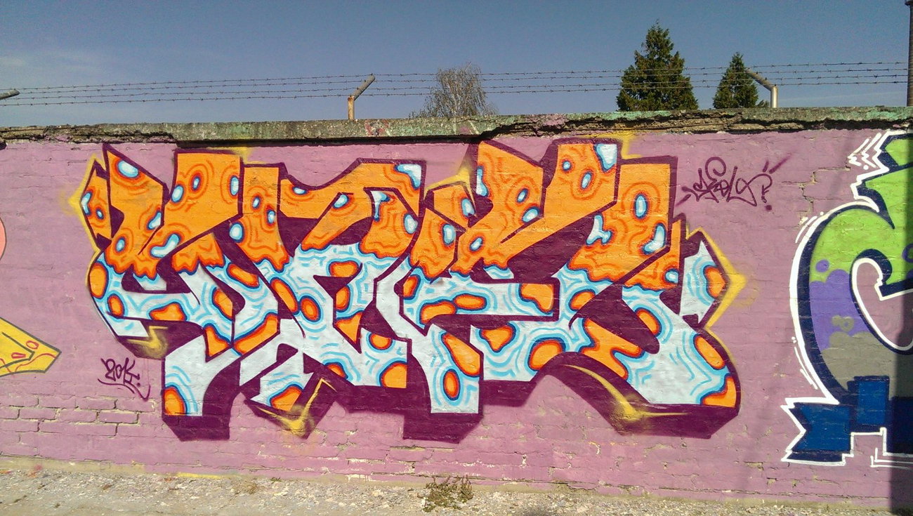 Graffiti Wall in Osijek - Photo by Kico_one - Skel, Osijek, Croatia (2014)