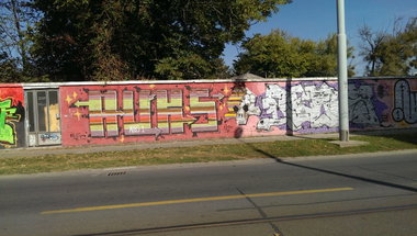 Graffiti Wall in Osijek - Photo by Kico_one - Auks, Osijek, Croatia (2014)