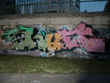 Graffiti Wall in Wien - Photo by Kico_one - Wien, Vienna, Austria