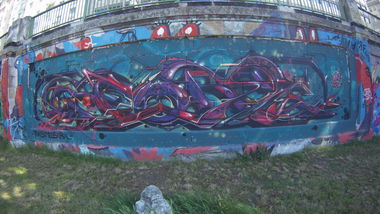 Graffiti Wall in Wien - Photo by Kico_one - Wien, Österreich, Vienna