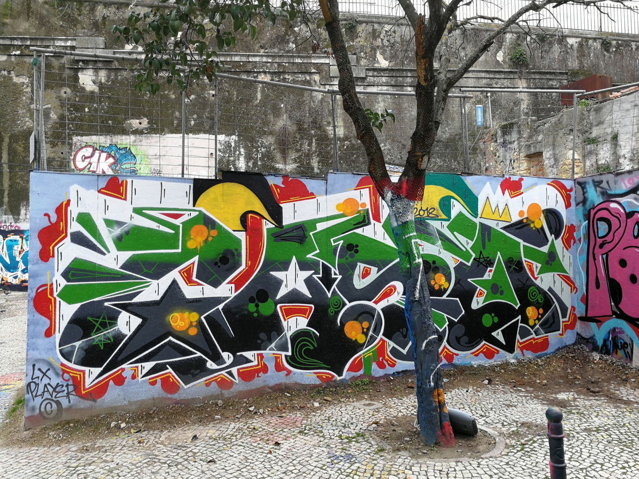 Graffiti Wall in Lissabon - Photo by Kico_one - Lissabon, Portugal, Lisboa