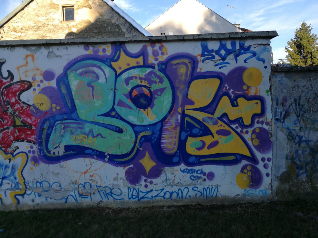 Graffiti Bombing in Osijek - Photo by Kico_one - Osijek, Croatia, Sok