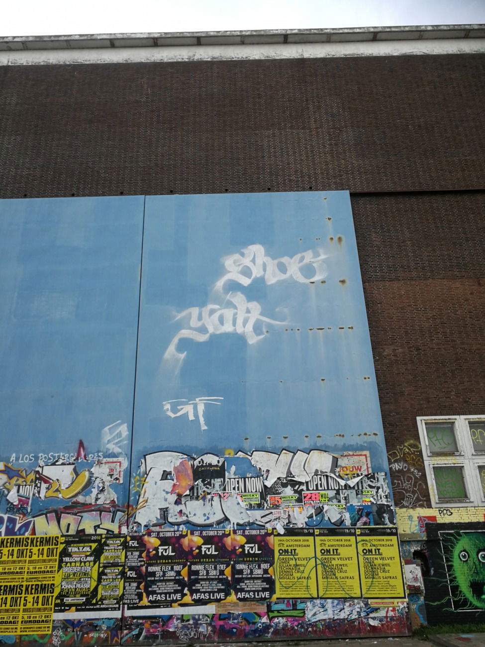 Graffiti Wall in Amsterdam - Photo by Kico_one - Amsterdam, Netherlands, Shoe