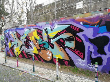 Graffiti Wall in Lissabon - Photo by Kico_one - Lissabon, Portugal, Lisboa