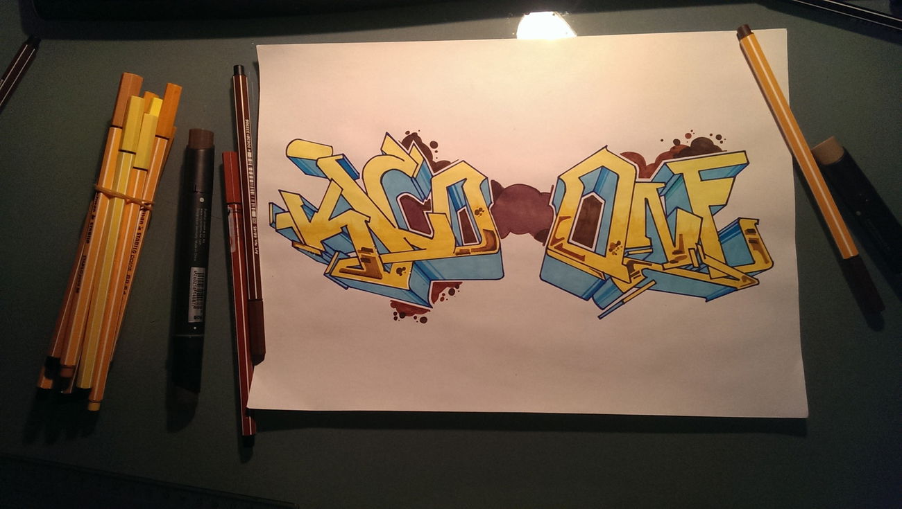 Graffiti Sketch in Essen - Photo by Kico_one - Kico, Essen, Nrw (2016)