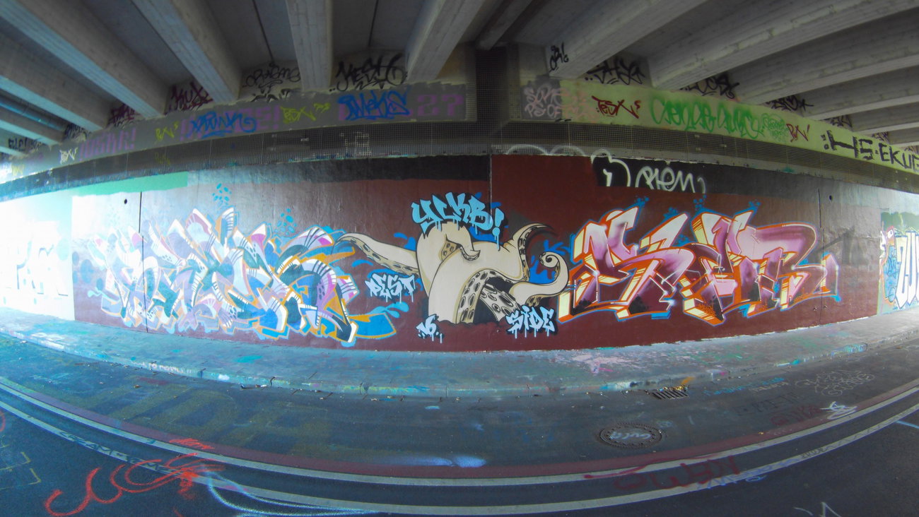 Graffiti Wall in Essen - Photo by Kico_one - Essen, NRW, Rohrpott (2016)