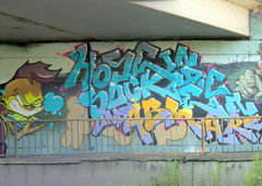 Graffiti Wall in Essen - Photo by Kico_one - ABM, Hids, Essen (2015)