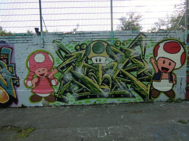 Graffiti Wall - Photo by Kico_one - Essen, Zollstrassse (2015)